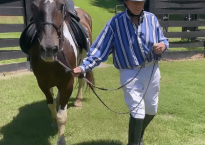 Geronimo the Pinto and Andrew - Joyous Acres